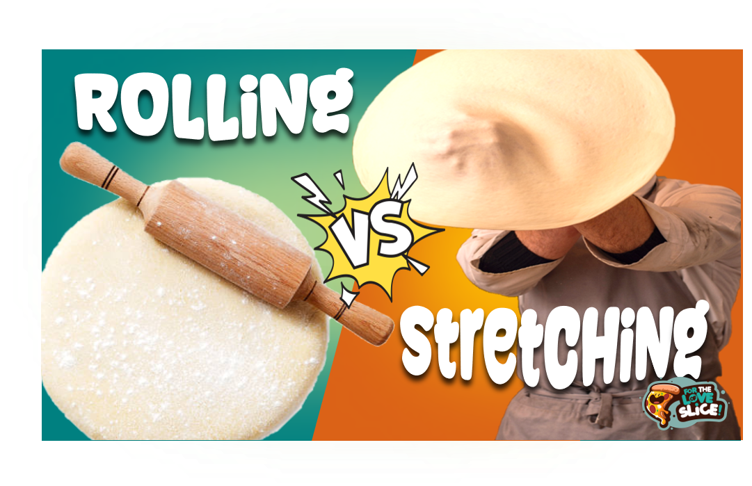Rolling vs. Stretching Art of Pizza Dough Preparation For The Love